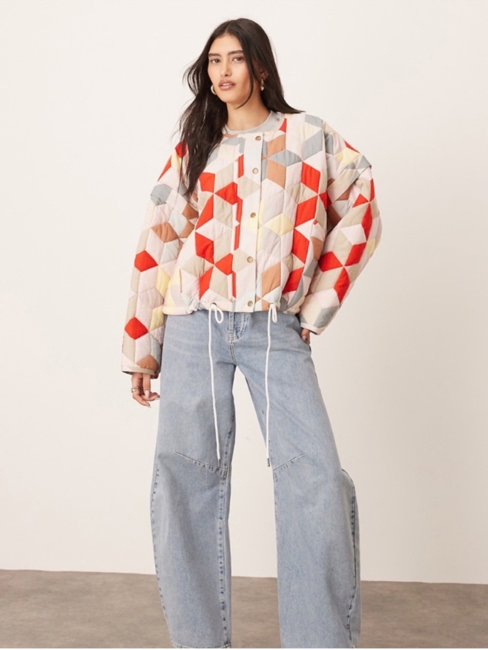 ASOS Arrange Quilt Jacket Medium - Picture 2 of 10